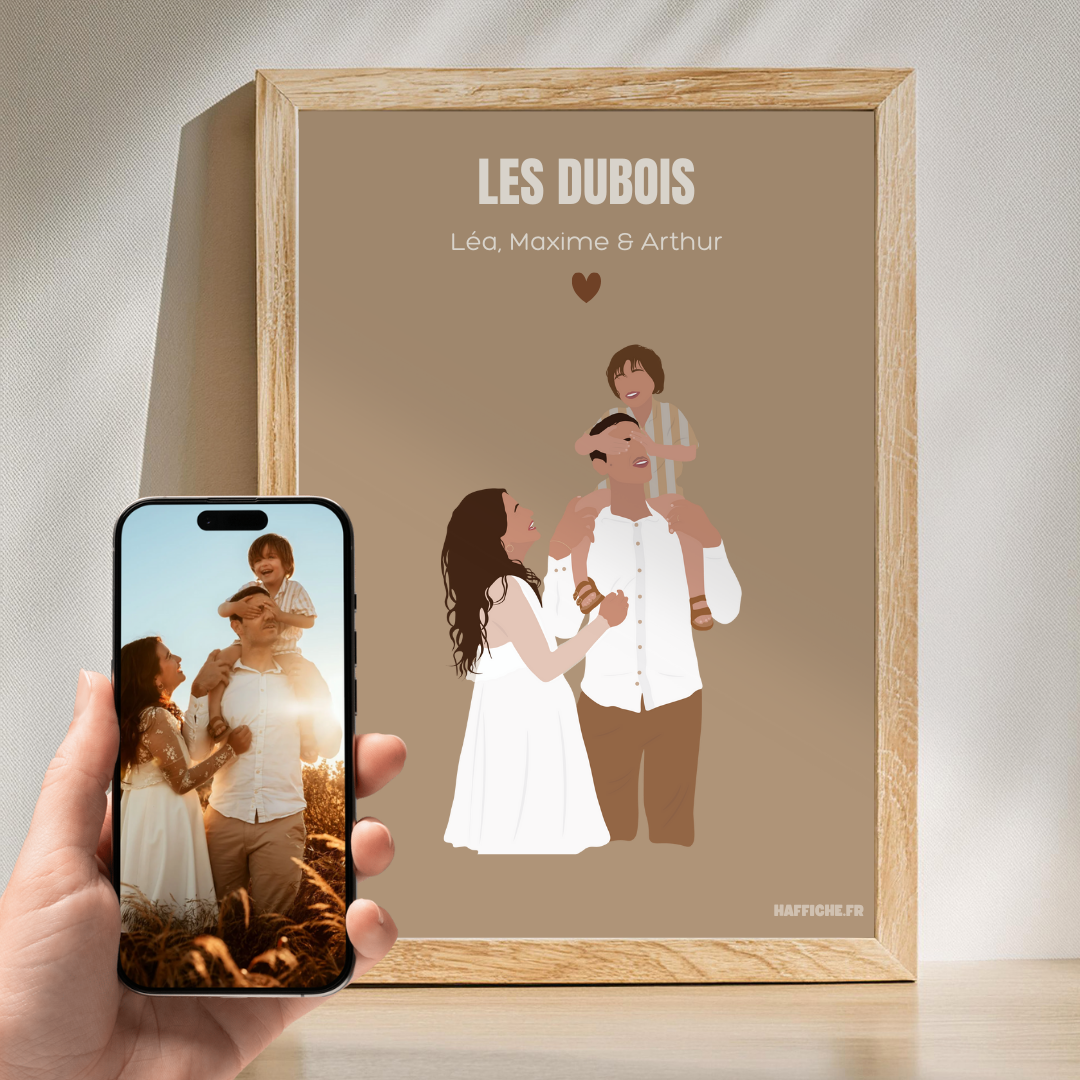 Affiche illustrations personnalisées