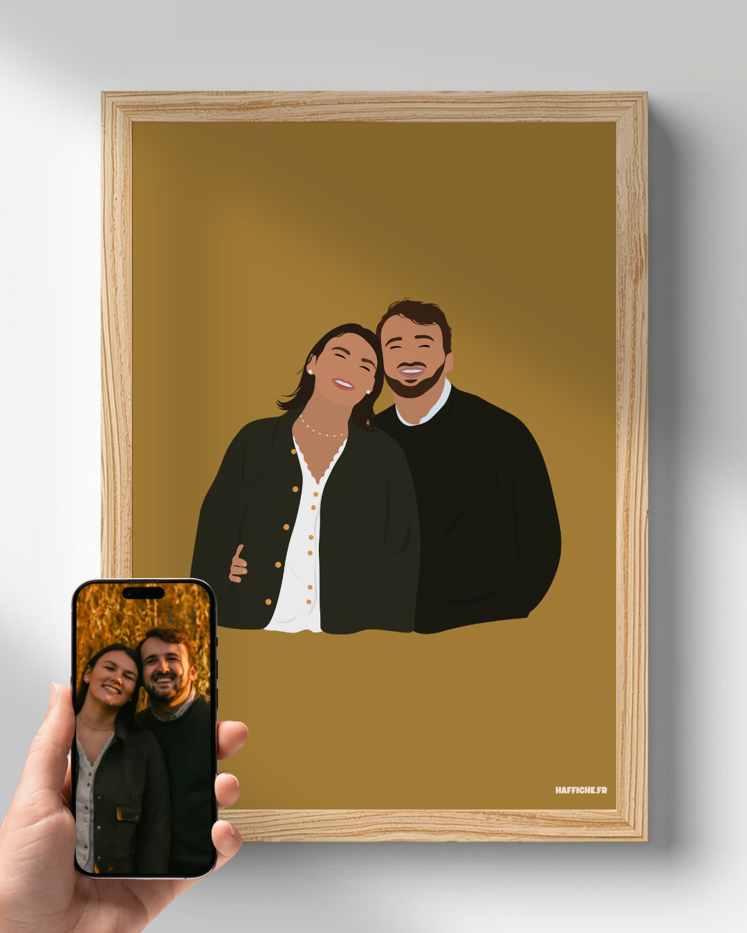 illustration Personnalisée (A3, A4, A5 ou PDF) - Fond Uni ou Détaillé