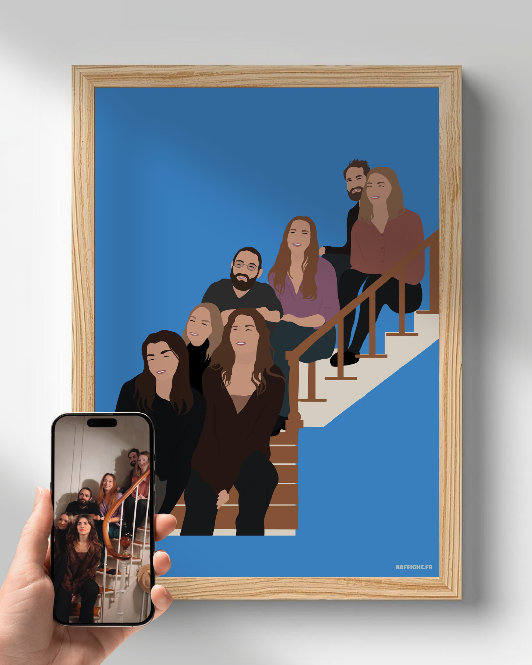 illustration Personnalisée (A3, A4, A5 ou PDF) - Fond Uni ou Détaillé