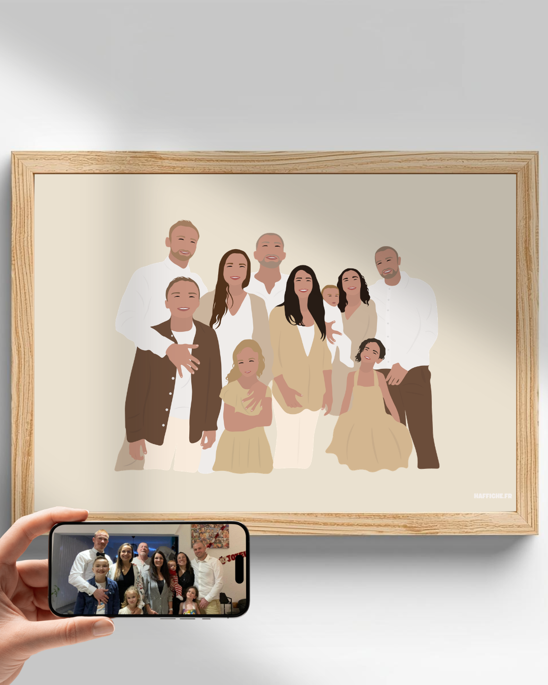 illustration Personnalisée (A3, A4, A5 ou PDF) - Fond Uni ou Détaillé