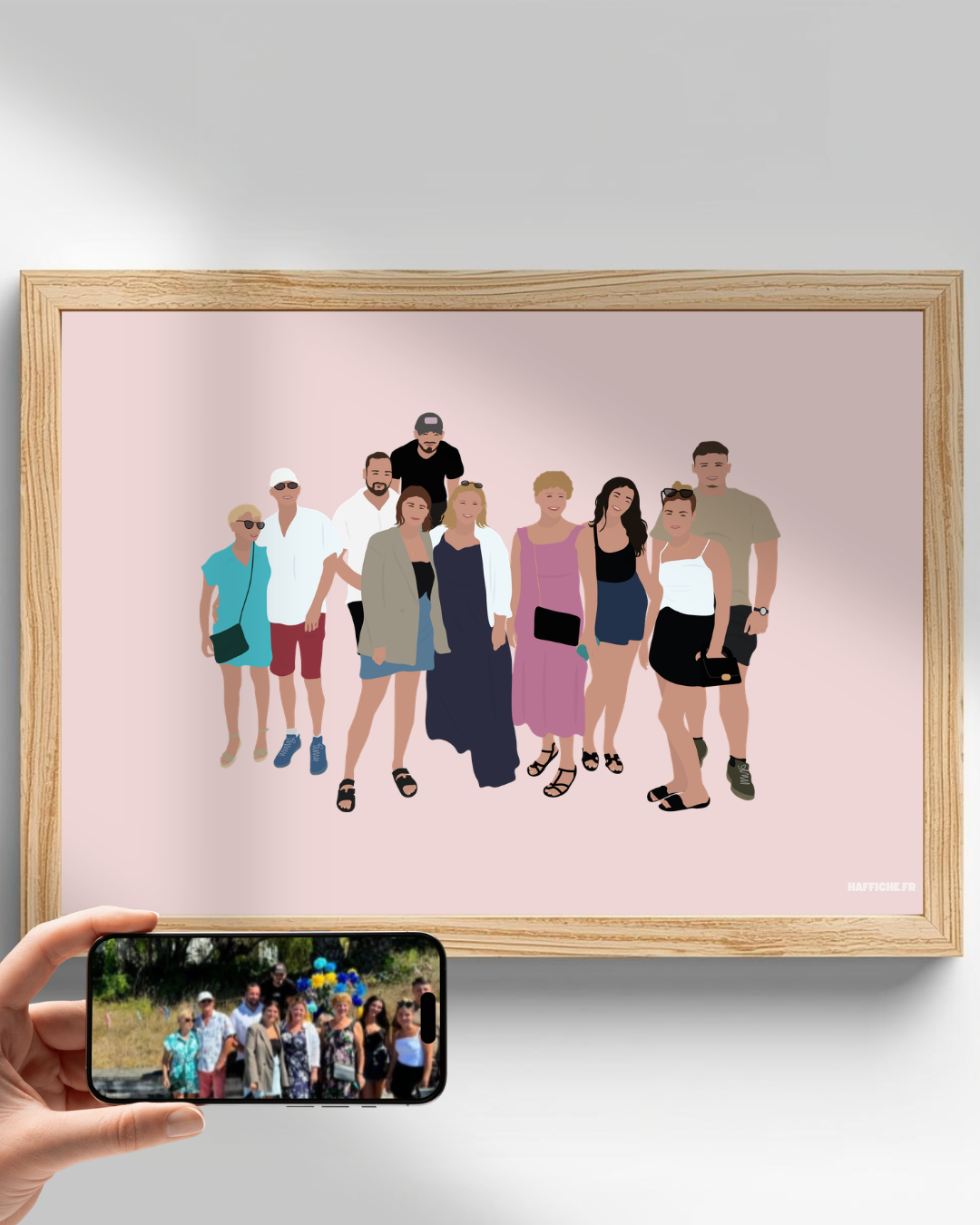 illustration Personnalisée (A3, A4, A5 ou PDF) - Fond Uni ou Détaillé