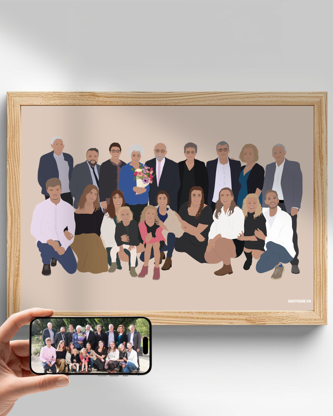 illustration Personnalisée (A3, A4, A5 ou PDF) - Fond Uni ou Détaillé
