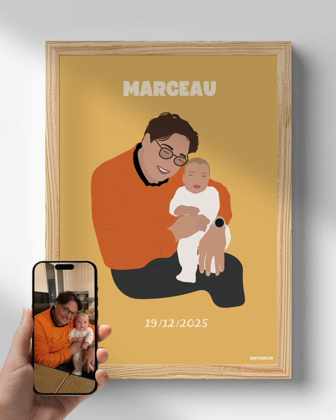 illustration Personnalisée (A3, A4, A5 ou PDF) - Fond Uni ou Détaillé