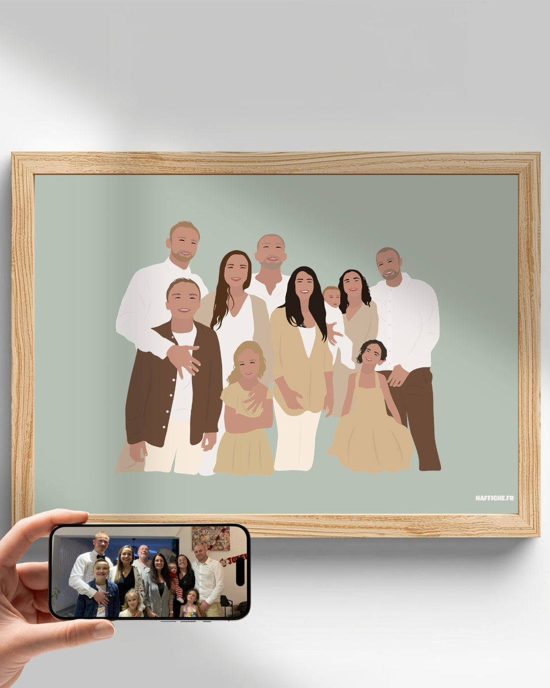 illustration Personnalisée (A3, A4, A5 ou PDF) - Fond Uni ou Détaillé