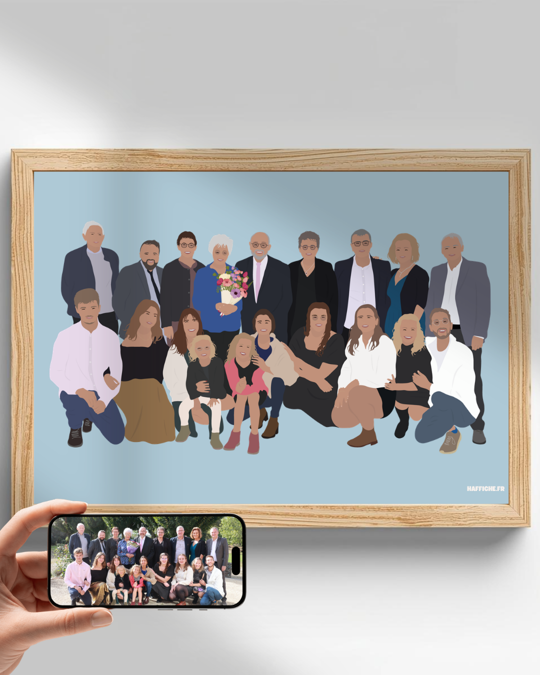 illustration Personnalisée (A3, A4, A5 ou PDF) - Fond Uni ou Détaillé
