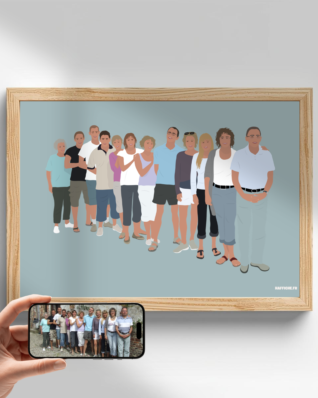 illustration Personnalisée (A3, A4, A5 ou PDF) - Fond Uni ou Détaillé