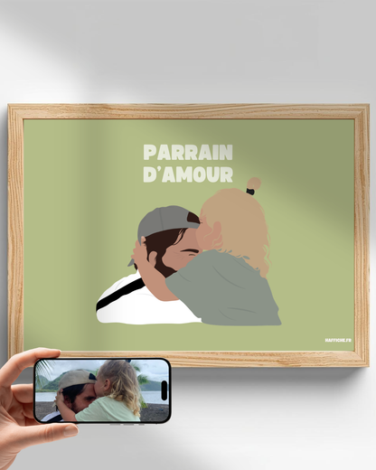 illustration Personnalisée (A3, A4, A5 ou PDF) - Fond Uni ou Détaillé