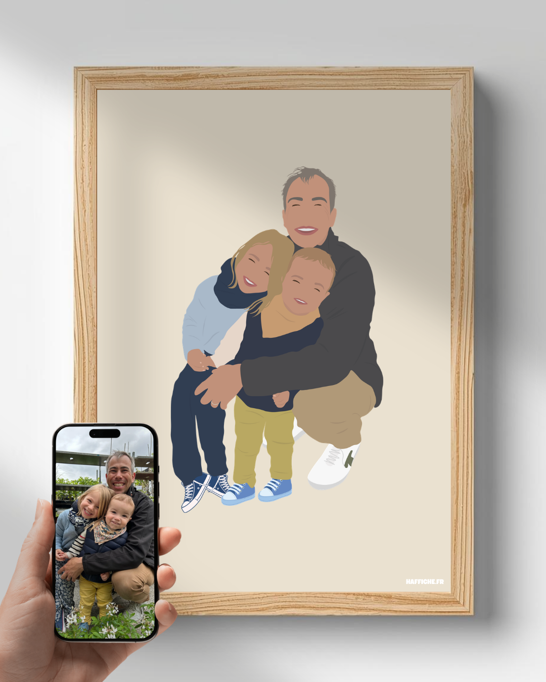 illustration Personnalisée (A3, A4, A5 ou PDF) - Fond Uni ou Détaillé