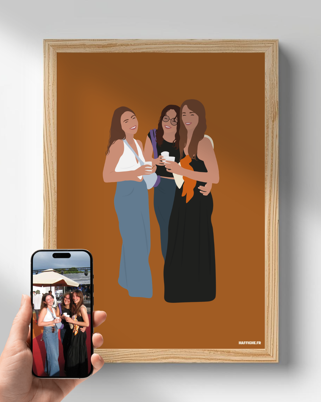 illustration Personnalisée (A3, A4, A5 ou PDF) - Fond Uni ou Détaillé