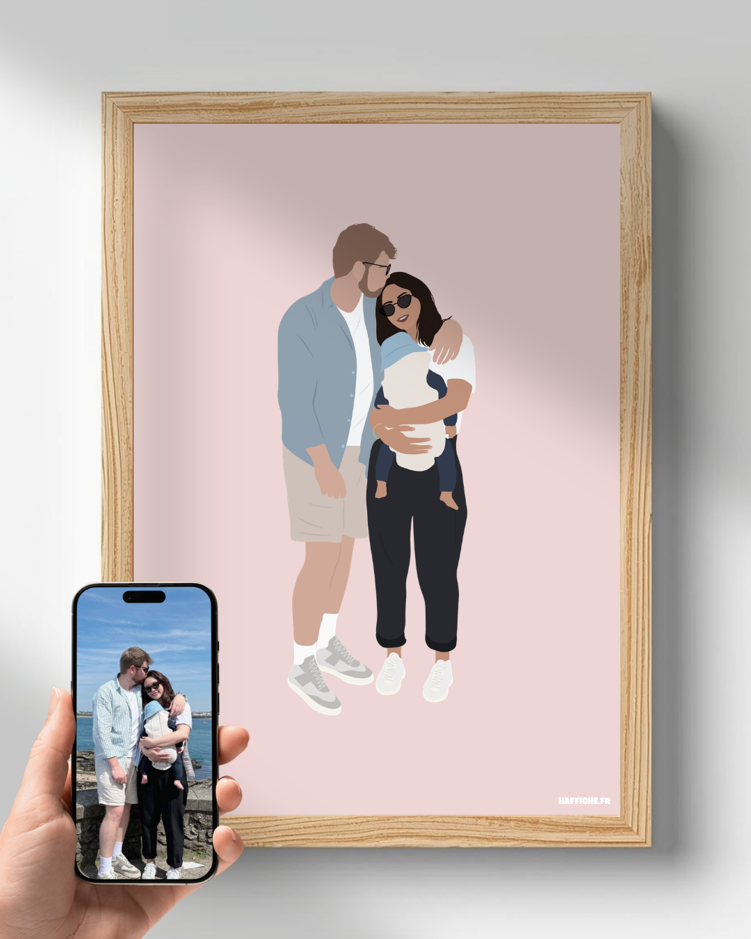 illustration Personnalisée (A3, A4, A5 ou PDF) - Fond Uni ou Détaillé