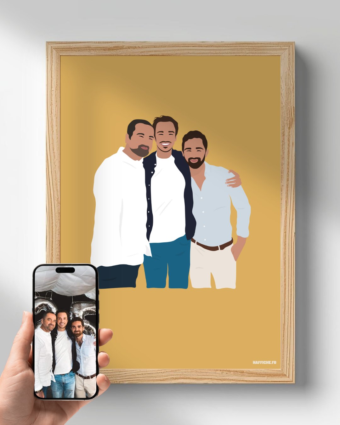illustration Personnalisée (A3, A4, A5 ou PDF) - Fond Uni ou Détaillé