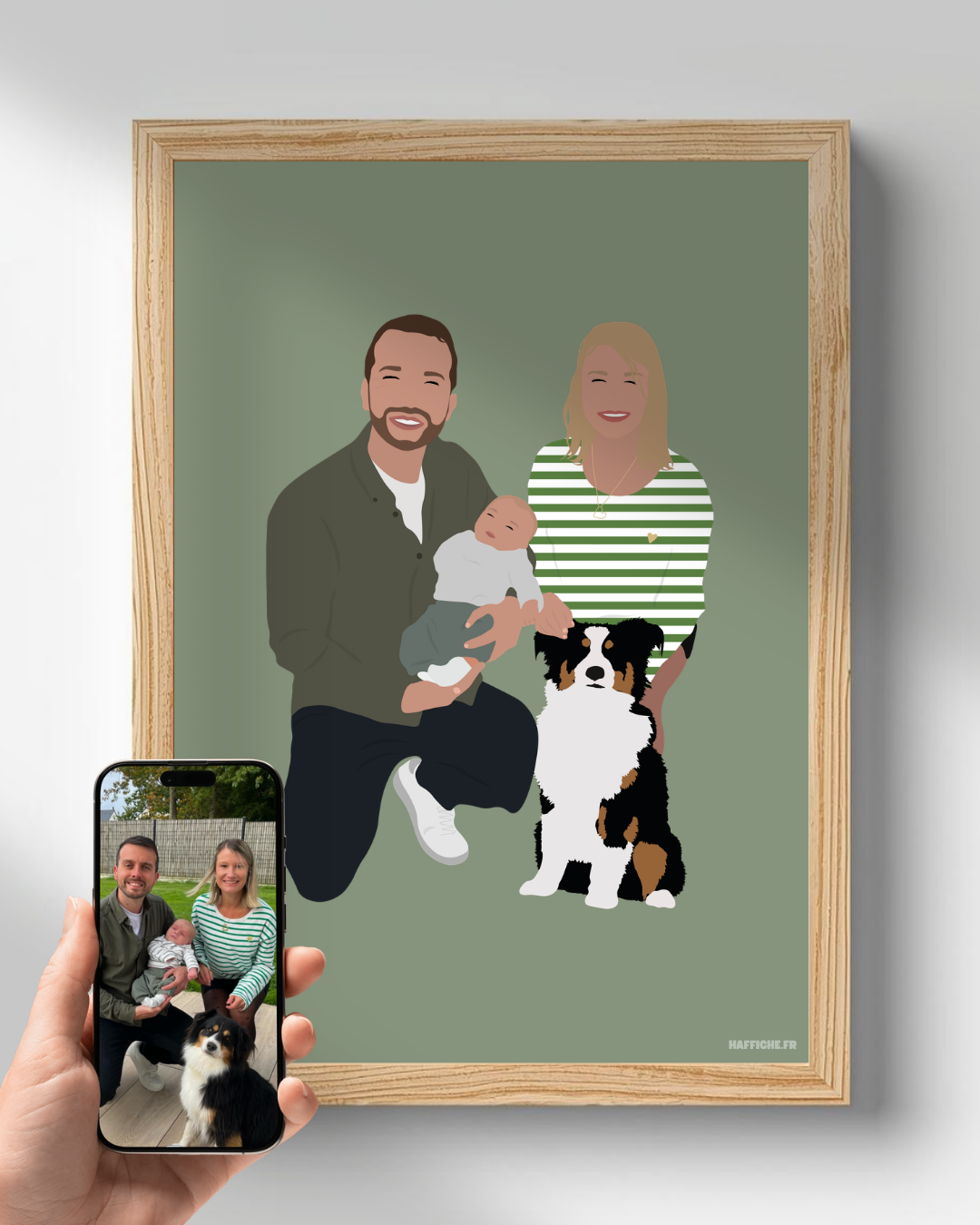 illustration Personnalisée (A3, A4, A5 ou PDF) - Fond Uni ou Détaillé