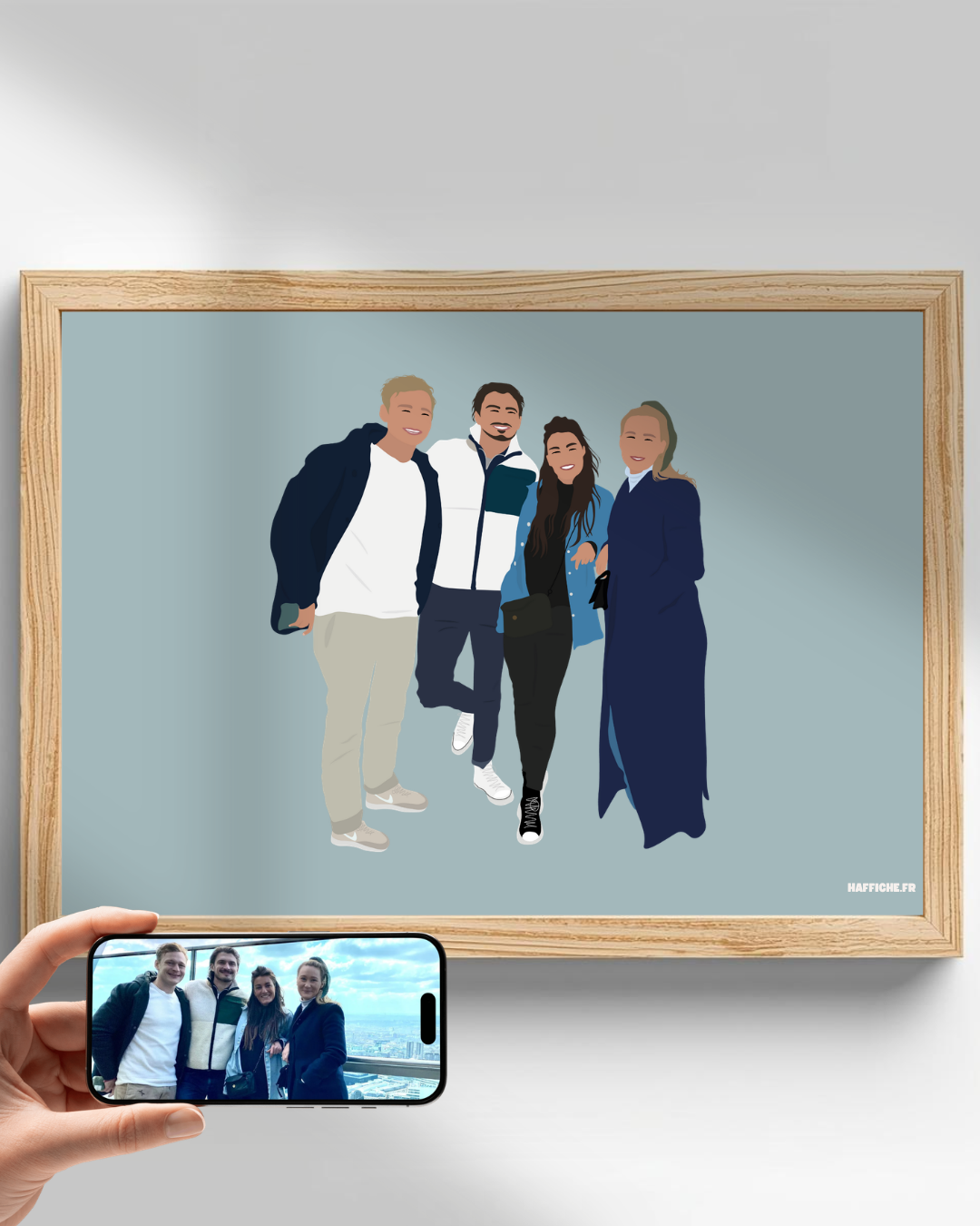 illustration Personnalisée (A3, A4, A5 ou PDF) - Fond Uni ou Détaillé