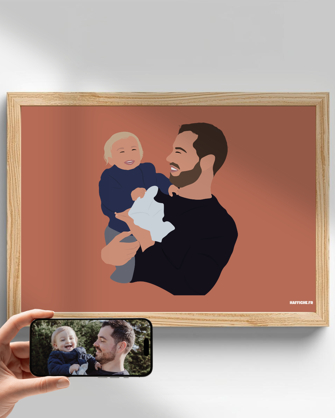 illustration Personnalisée (A3, A4, A5 ou PDF) - Fond Uni ou Détaillé