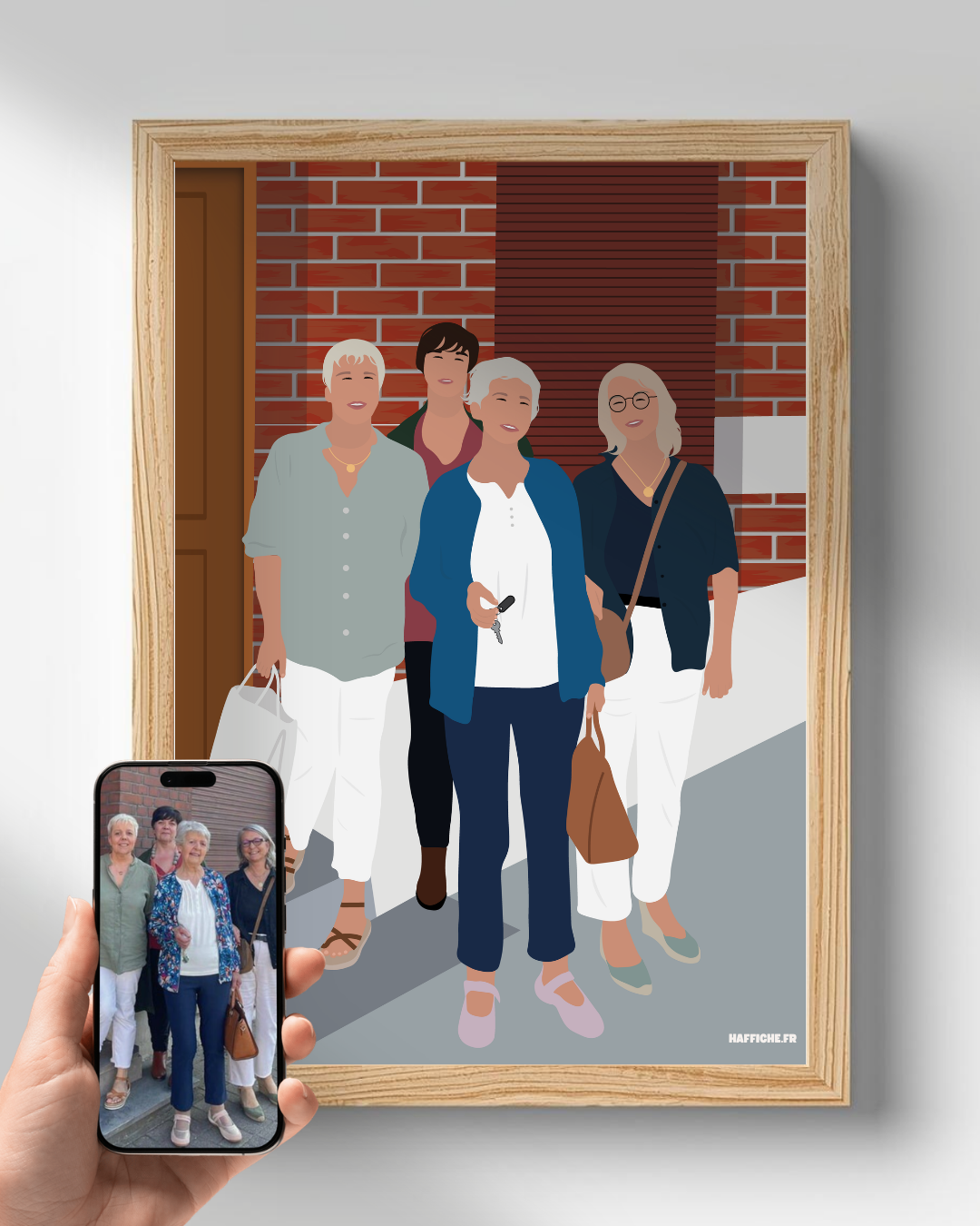 illustration Personnalisée (A3, A4, A5 ou PDF) - Fond Uni ou Détaillé