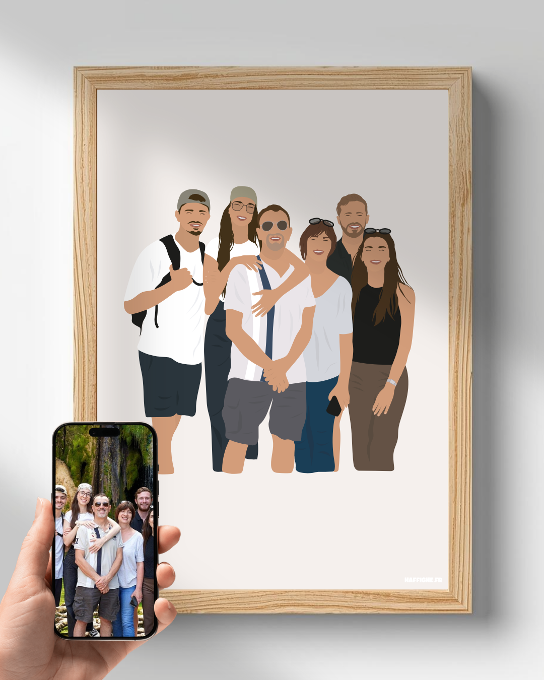 illustration Personnalisée (A3, A4, A5 ou PDF) - Fond Uni ou Détaillé