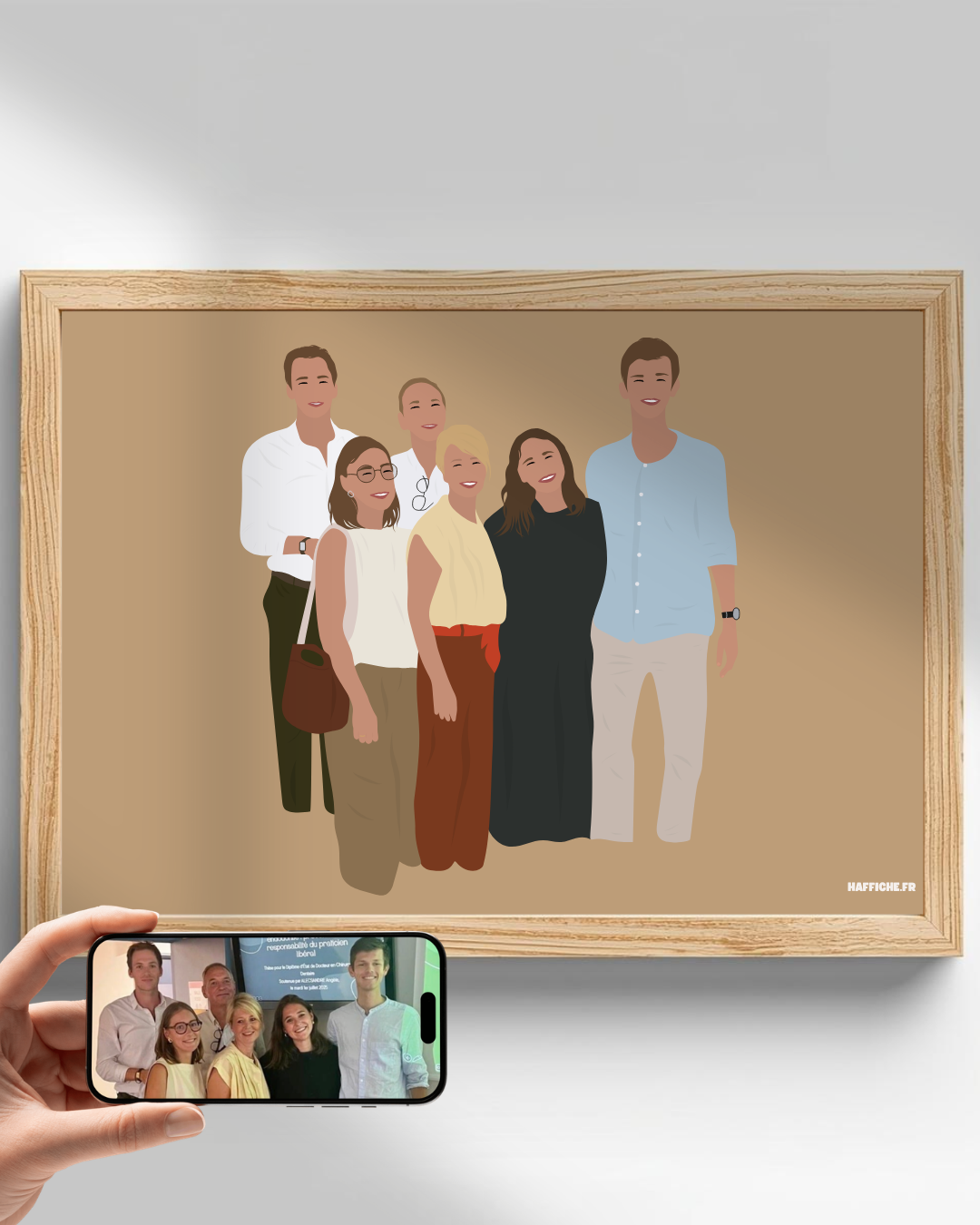 illustration Personnalisée (A3, A4, A5 ou PDF) - Fond Uni ou Détaillé