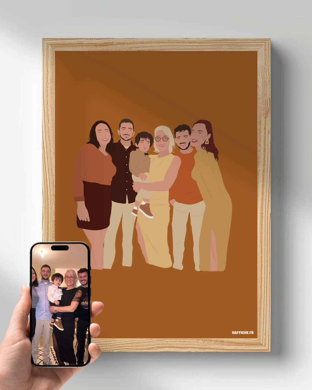 illustration Personnalisée (A3, A4, A5 ou PDF) - Fond Uni ou Détaillé