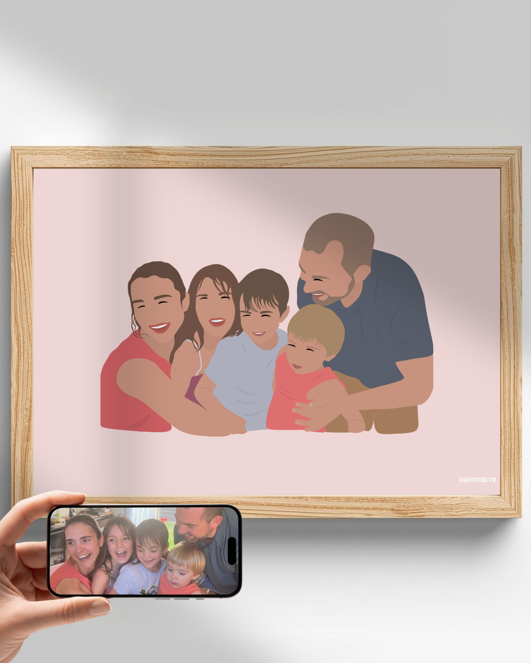 illustration Personnalisée (A3, A4, A5 ou PDF) - Fond Uni ou Détaillé