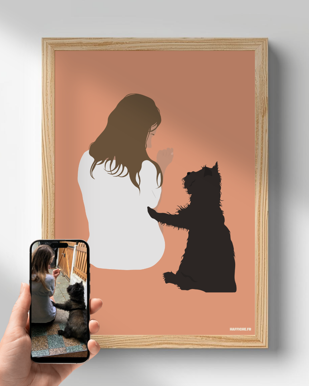 illustration Personnalisée (A3, A4, A5 ou PDF) - Fond Uni ou Détaillé
