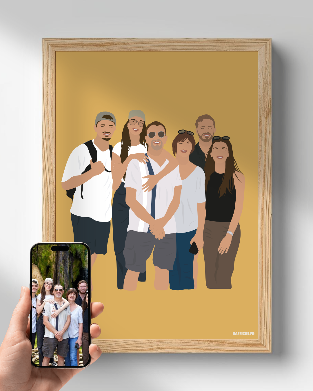 illustration Personnalisée (A3, A4, A5 ou PDF) - Fond Uni ou Détaillé