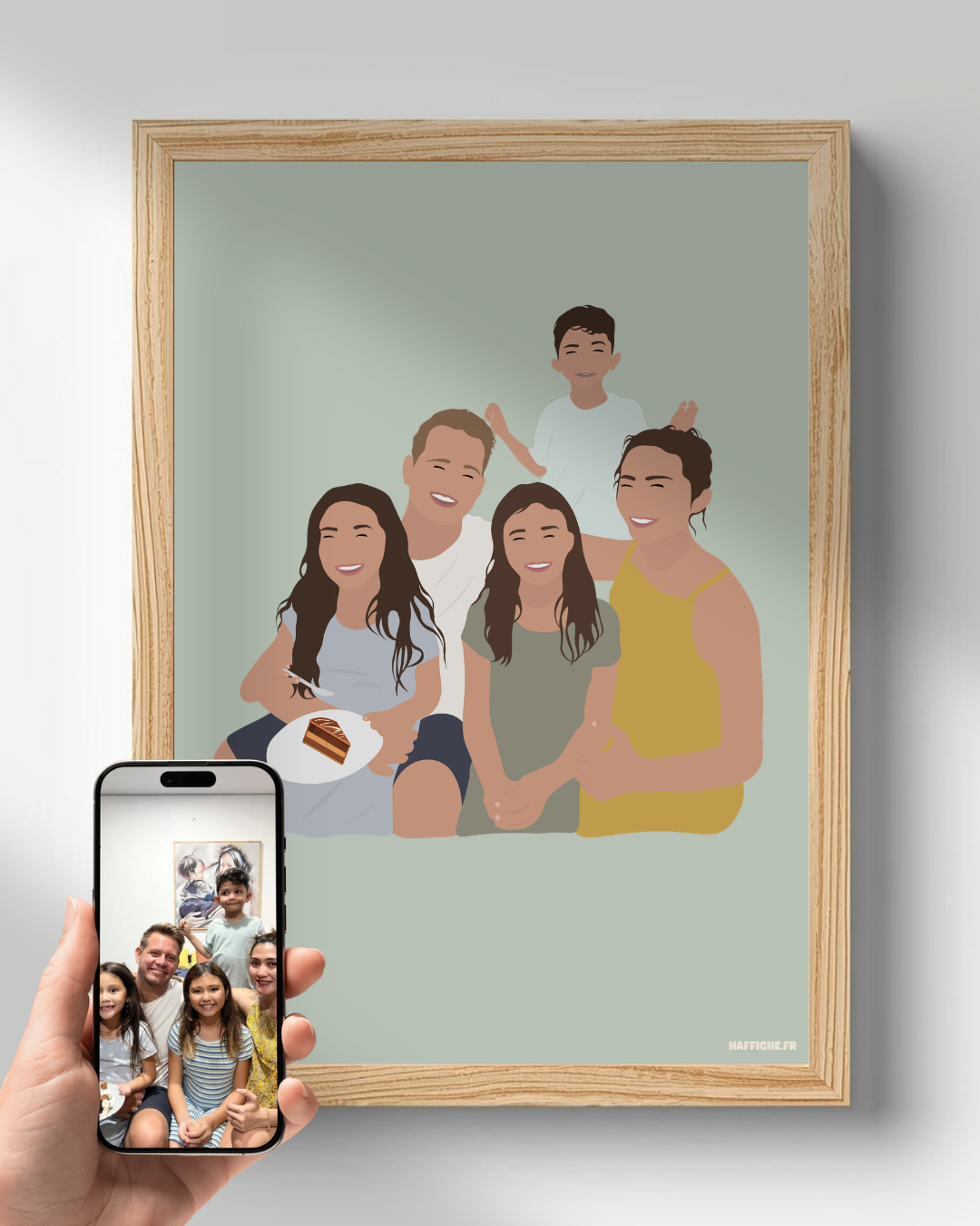 illustration Personnalisée (A3, A4, A5 ou PDF) - Fond Uni ou Détaillé