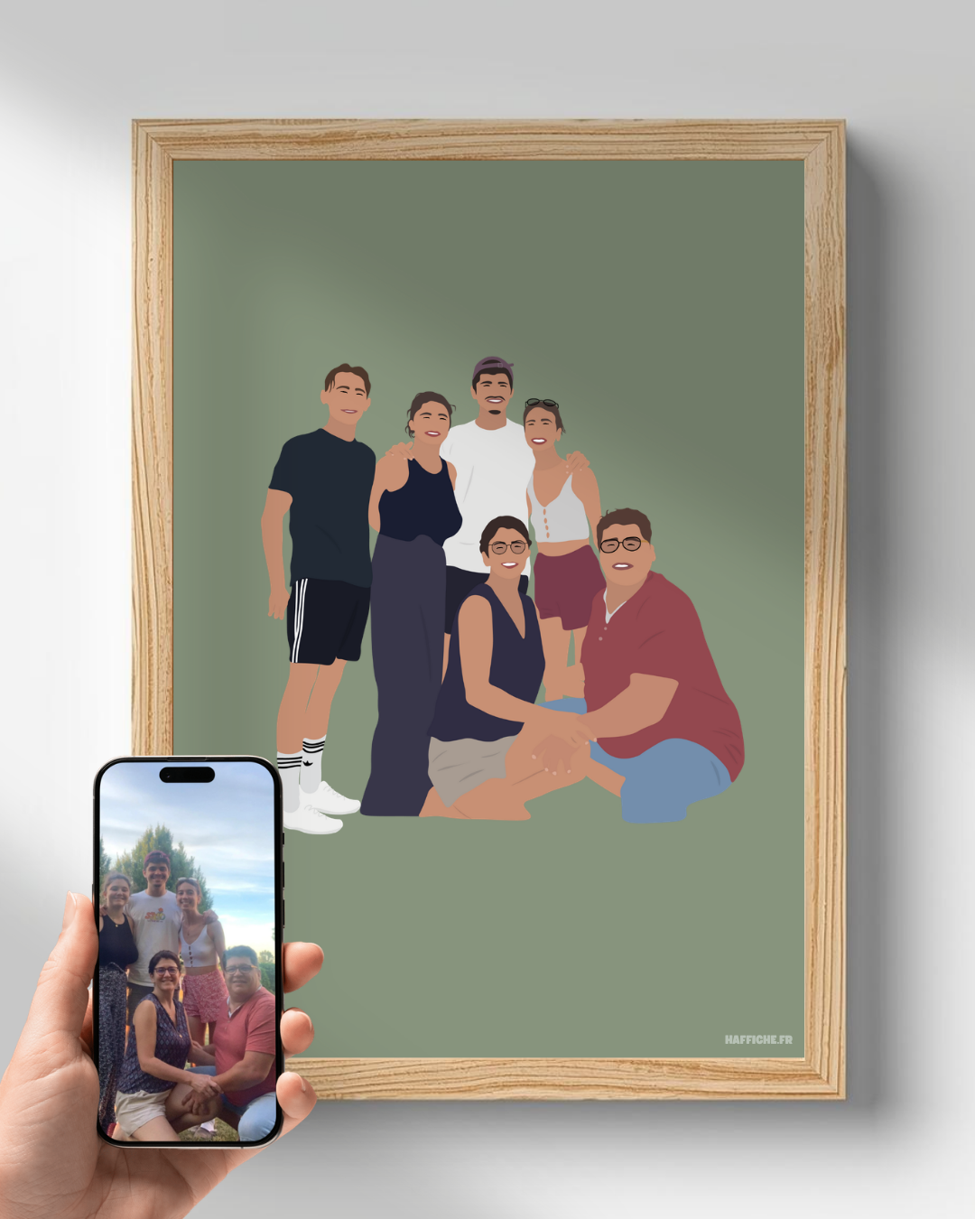 illustration Personnalisée (A3, A4, A5 ou PDF) - Fond Uni ou Détaillé