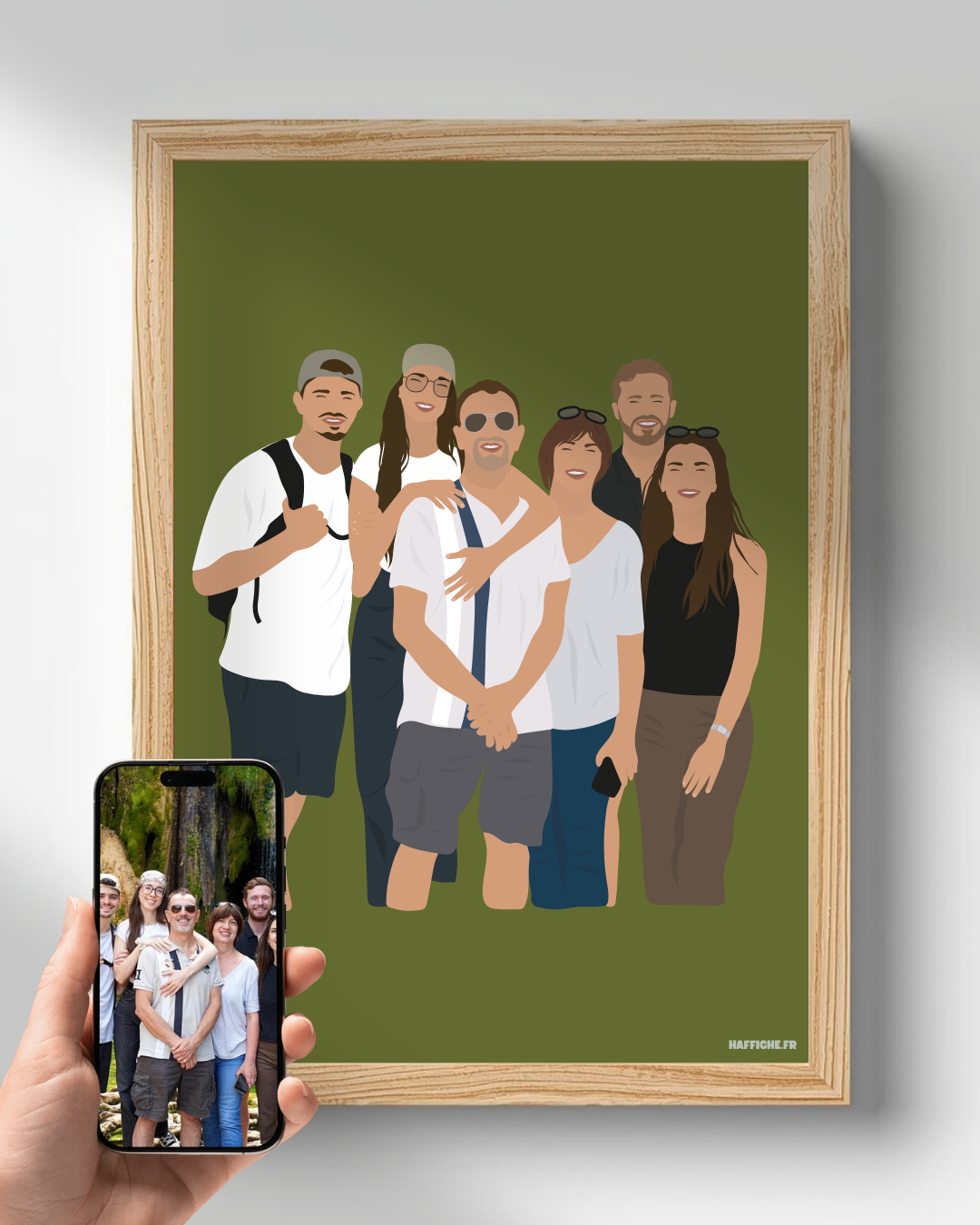 illustration Personnalisée (A3, A4, A5 ou PDF) - Fond Uni ou Détaillé