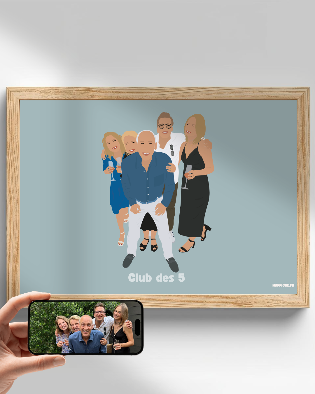 illustration Personnalisée (A3, A4, A5 ou PDF) - Fond Uni ou Détaillé