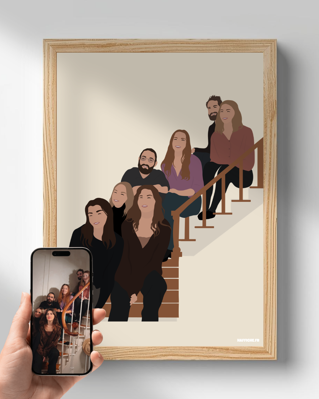 illustration Personnalisée (A3, A4, A5 ou PDF) - Fond Uni ou Détaillé