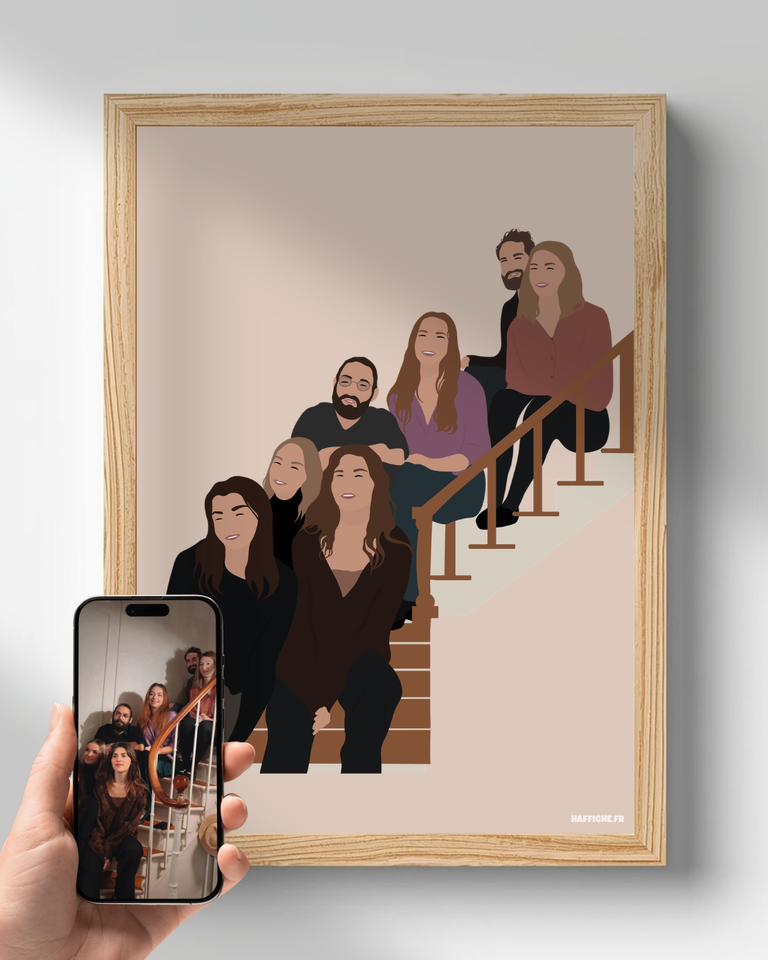 illustration Personnalisée (A3, A4, A5 ou PDF) - Fond Uni ou Détaillé