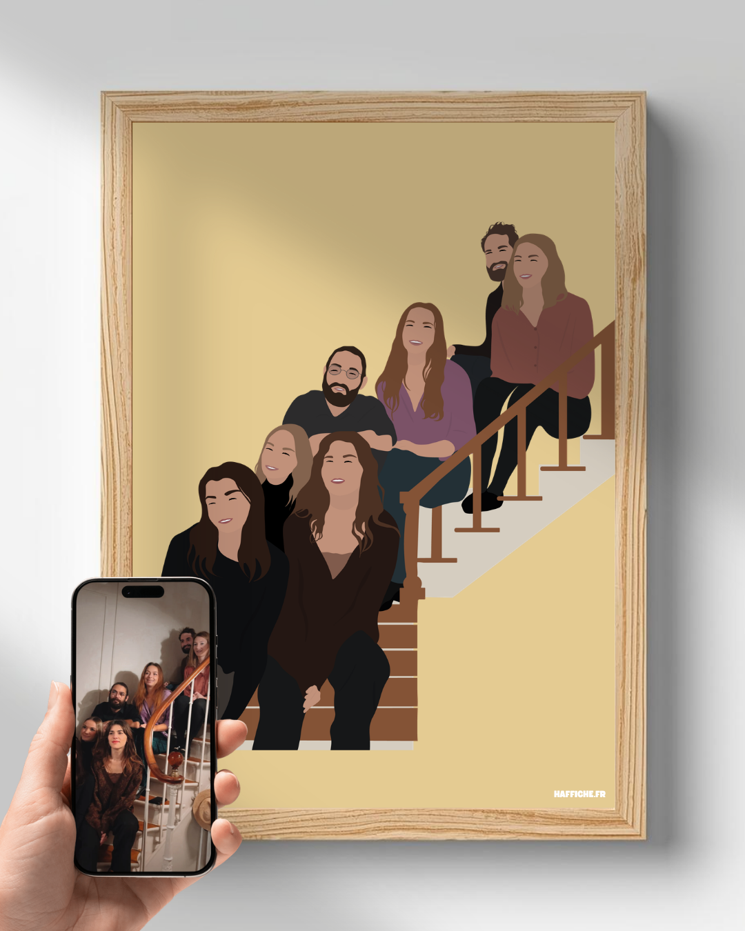 illustration Personnalisée (A3, A4, A5 ou PDF) - Fond Uni ou Détaillé