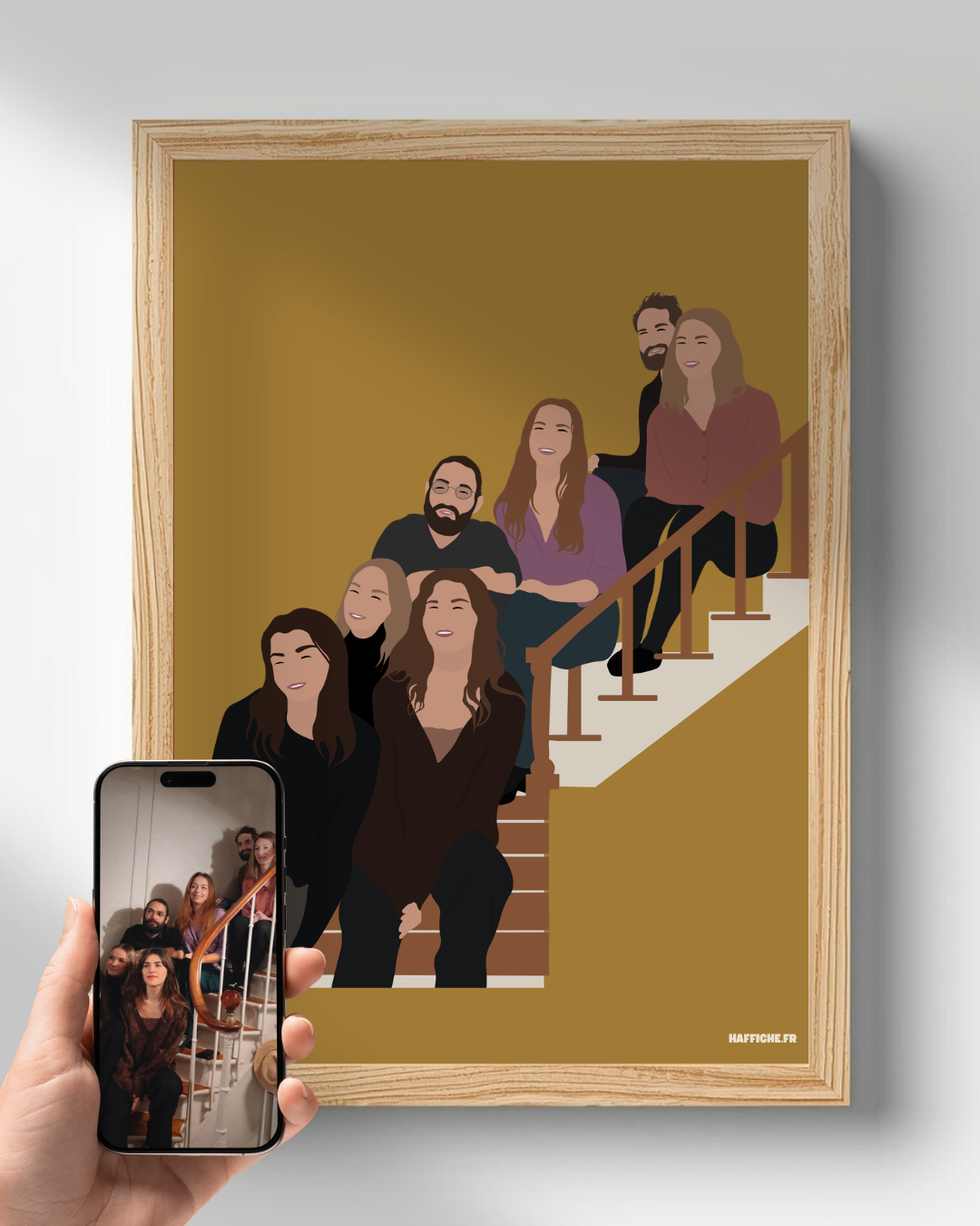 illustration Personnalisée (A3, A4, A5 ou PDF) - Fond Uni ou Détaillé