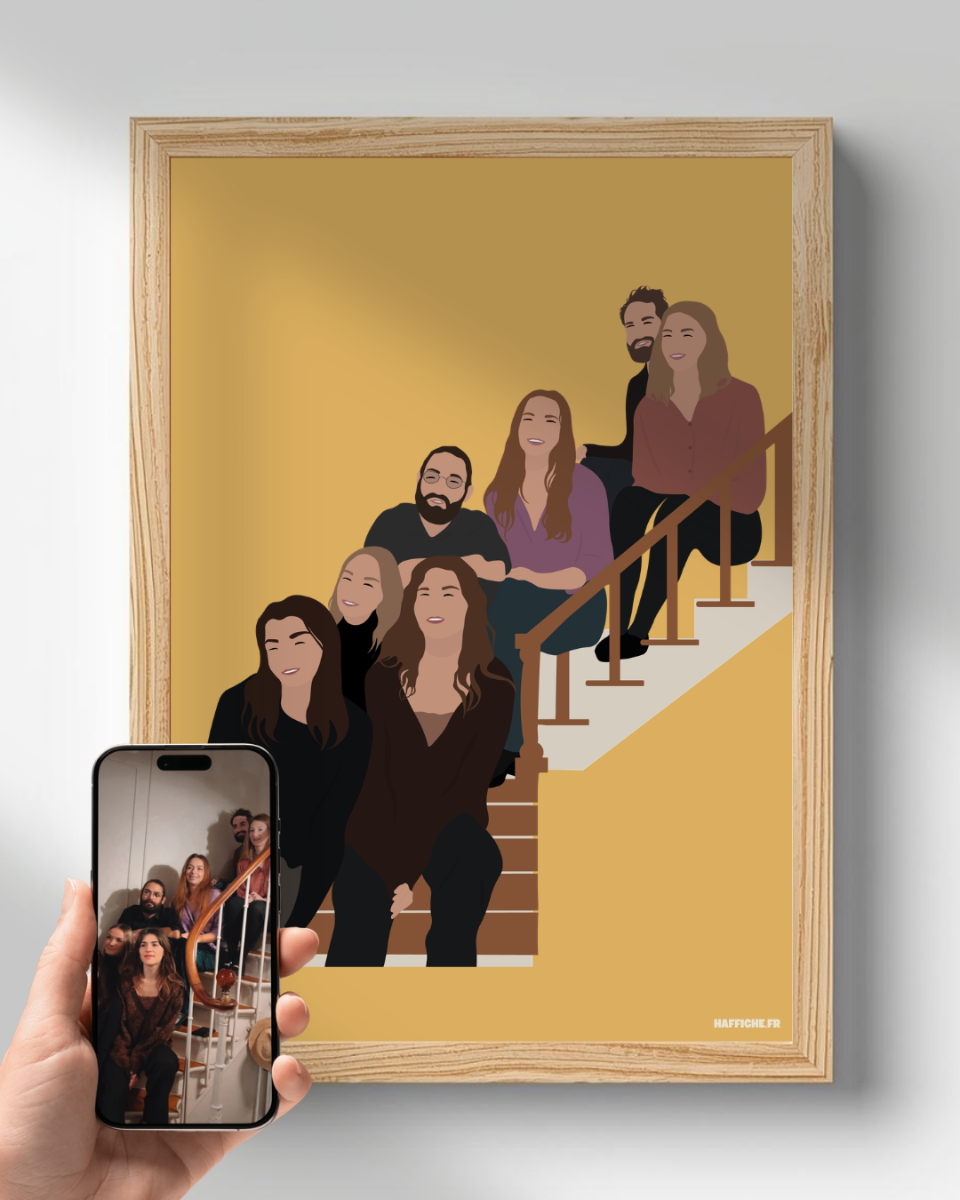 illustration Personnalisée (A3, A4, A5 ou PDF) - Fond Uni ou Détaillé