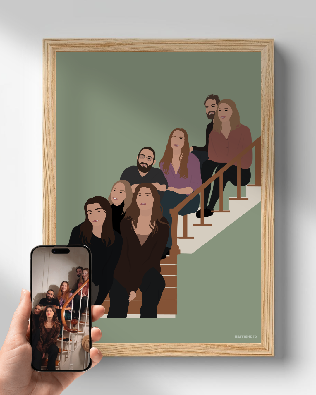illustration Personnalisée (A3, A4, A5 ou PDF) - Fond Uni ou Détaillé