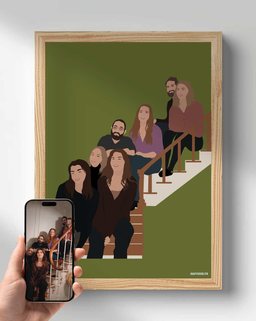 illustration Personnalisée (A3, A4, A5 ou PDF) - Fond Uni ou Détaillé