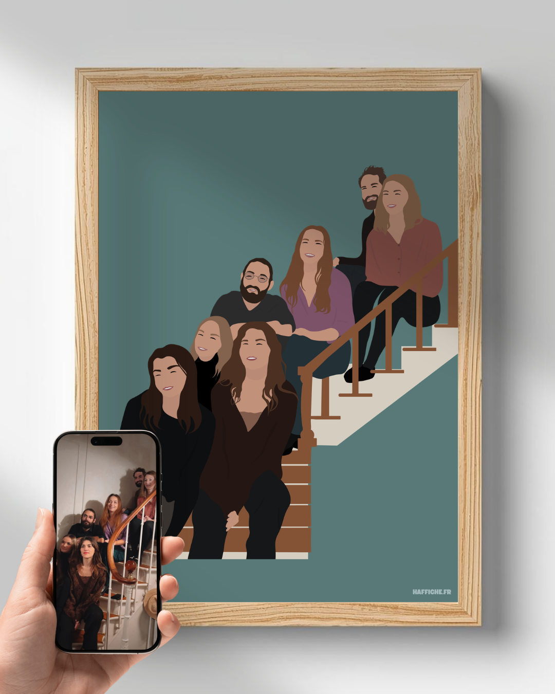 illustration Personnalisée (A3, A4, A5 ou PDF) - Fond Uni ou Détaillé